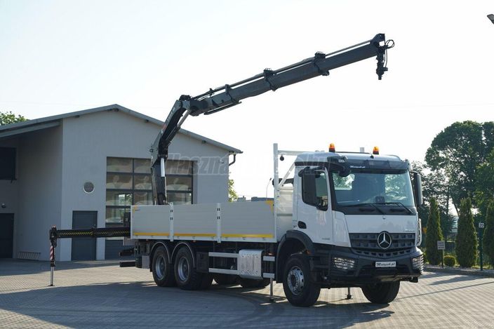 MERCEDES-BENZ AROCS 2636 / 6x4 / SKRZYNIOWY 7.6 M + HDS HIAB 188 B-3 / MOCNA P