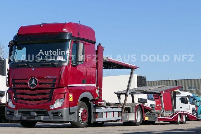 MERCEDES-BENZ Actros 1842 - Car transport truck with trailer