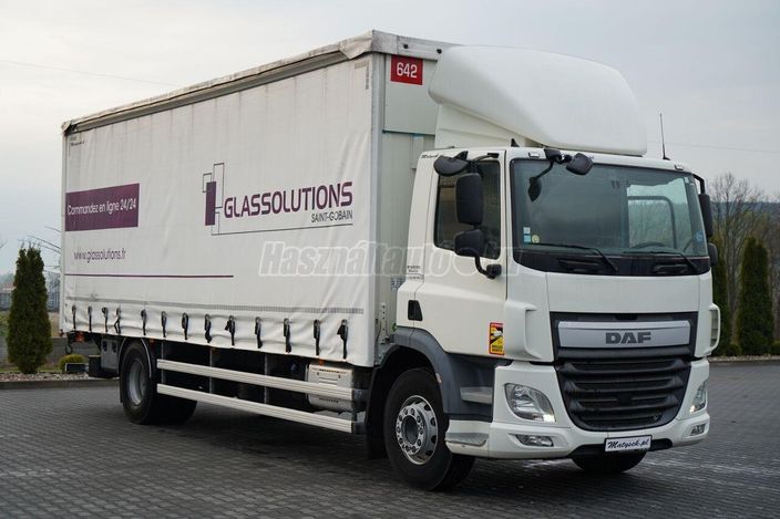 DAF CF 290 / 4X2 / SOLÓWKA / FIRANKA 8 M / WINDA DHOLLANDIA / MOCNA