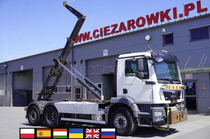 MAN TGM 26.340 6x2 E6 / Hydrolift hooklift