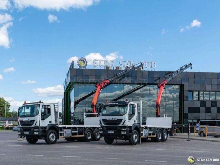 IVECO TRAKKER 410 6x4 Palfinger PK 18002 EH Crane