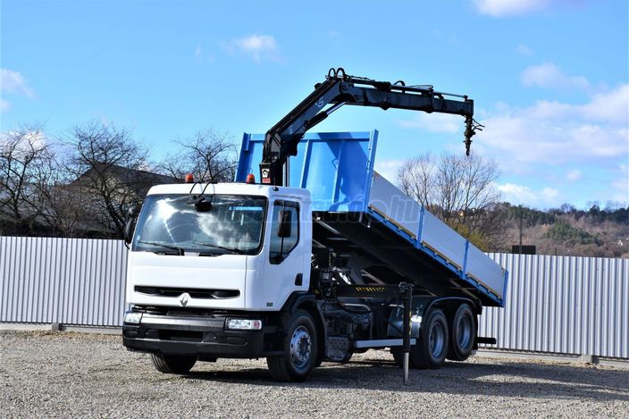 RENAULT Premium 320 *KIPPER 6.30m+HIAB 122B-2 DUO