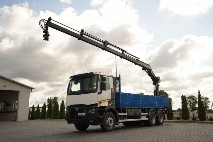 RENAULT C 380 / 6x4 / SKRZYNIOWY 6.8 m / + HDS HIAB X- HIPRO 192 ES- 4 W