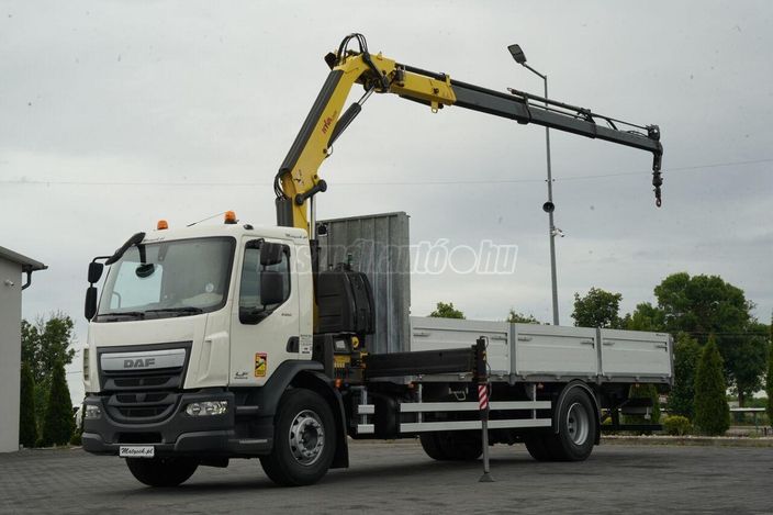 DAF LF 260 / 4X2 / SKRZYNIOWY - 7.30 + HDS HYVA HC 153 / STEROWANIE