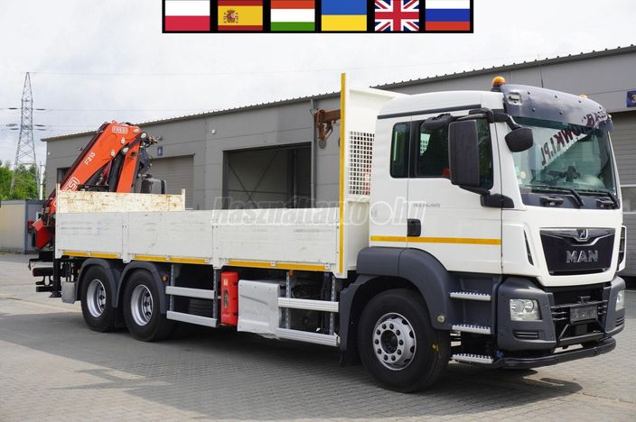 MAN TGS 26.420 6x4 / Fassi F215A.2.24 / remote control / Rotator / p