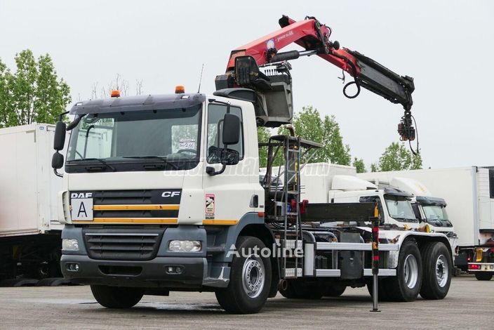 DAF CF 85.360 Hook Lift Truck / Crane / Lift & Steering Axle