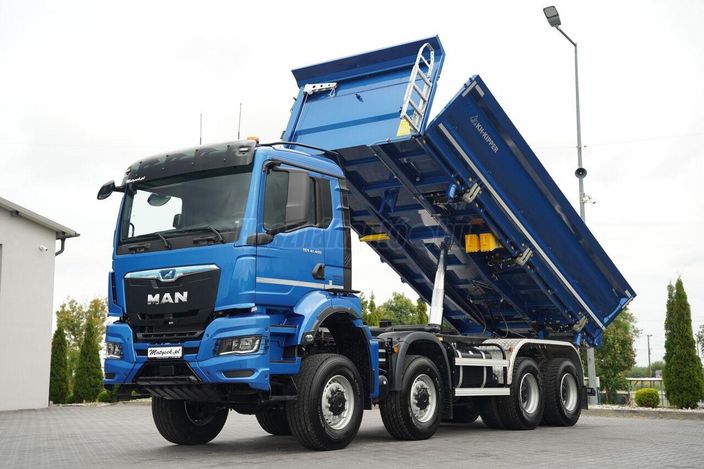 MAN MAN TGS 41.480 / 8X8 / WYWROTKA 3 STRONNA / BORDMATIC / KH KIPPE