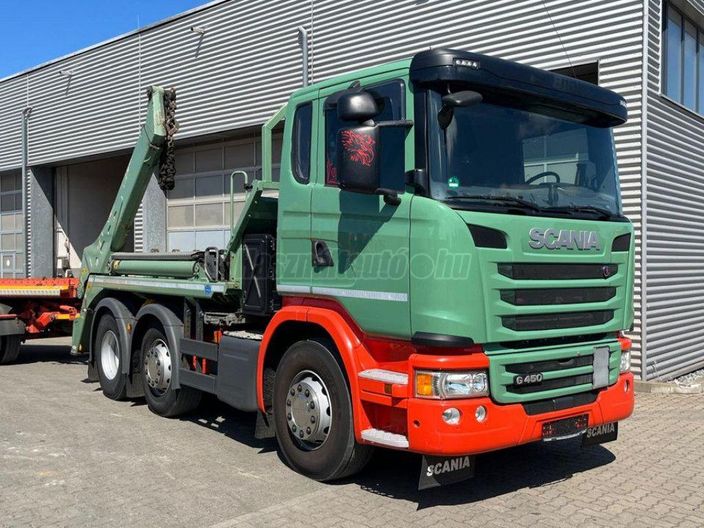 SCANIA G 450 6X2 KÉTKAROS KONTÉNERES