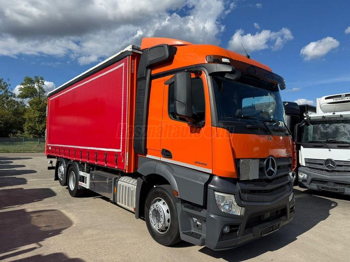 MERCEDES-BENZ ACTROS 2545 6X2 PONYVÁS EMELŐHÁTFALAS