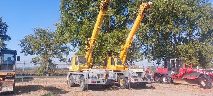 KRUPP Autódaruk eladóak!  2 db Krupp KMK 2020 és Grove GMK 2020 autódaruk