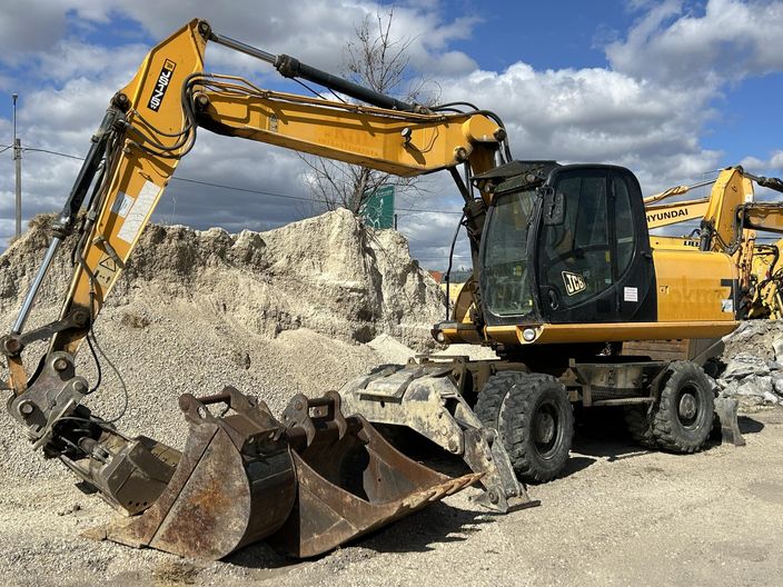 JCB JS175W / Dönthető rézsü / Kalapács kör kiépítés