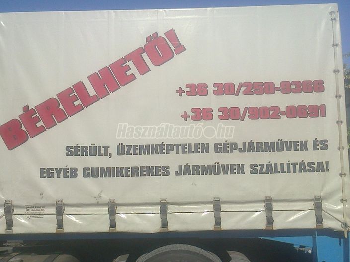 VAN HOOL Kamionszállító