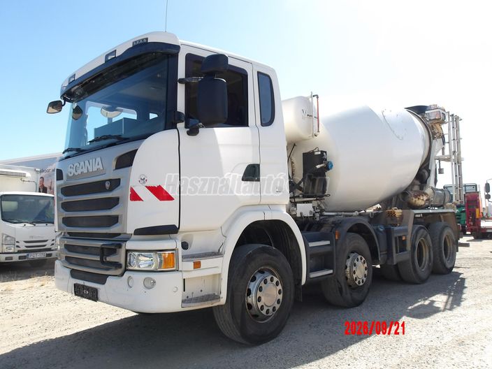 SCANIA G 410 8x4 Euro 6 Intermix 9 m3
