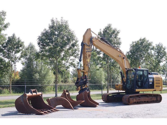 CATERPILLAR 323 FL (Rototilt!+Kanál csomag+3D GPS!) láncos kotró 6/6