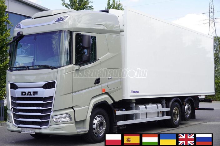 DAF XG 480 6×2 / Krone 20 EPAL refrigerator / Doppelstock / Carrier