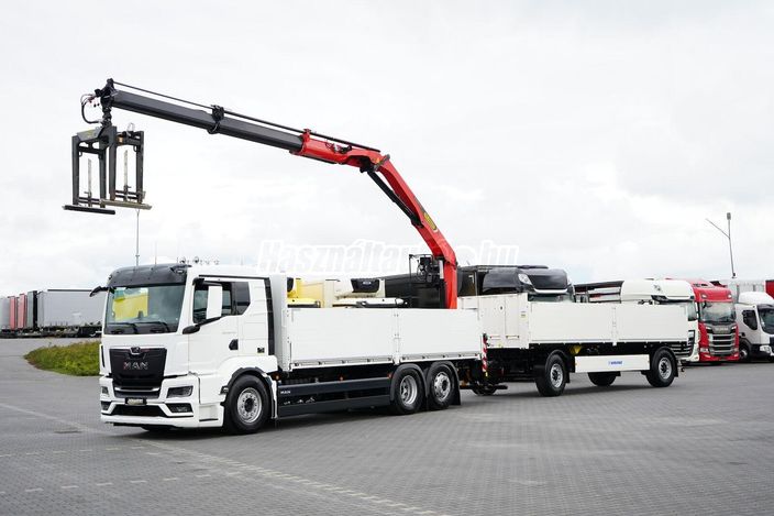 MAN TGS / 26.470 / 6 X 2 / ZESTAW SKRZYNIOWY + HDS / PALFINGER PK 20