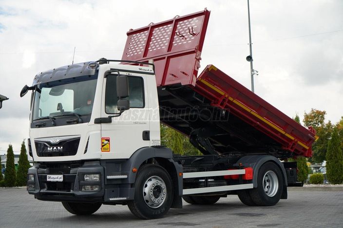 MAN TGM 15.290 / 4X2 / HYDROBURTA / BORDMATIC / KLAPO-DRZWI / 3 MIEJ