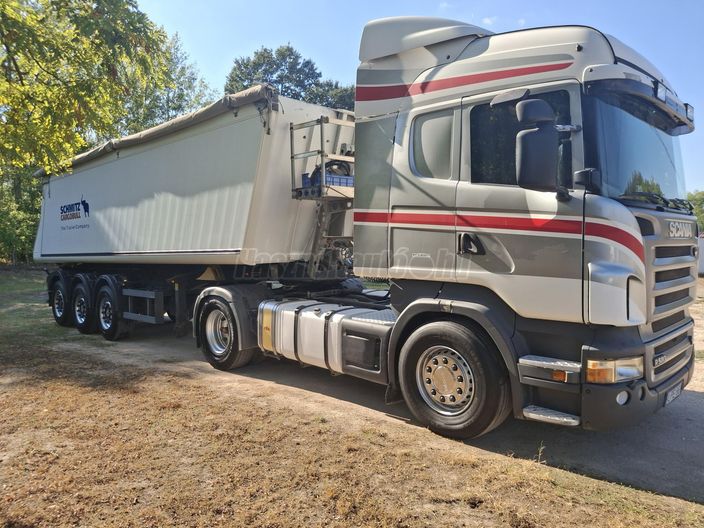 SCANIA R580 Schmitz pótkocsival szerelvényben