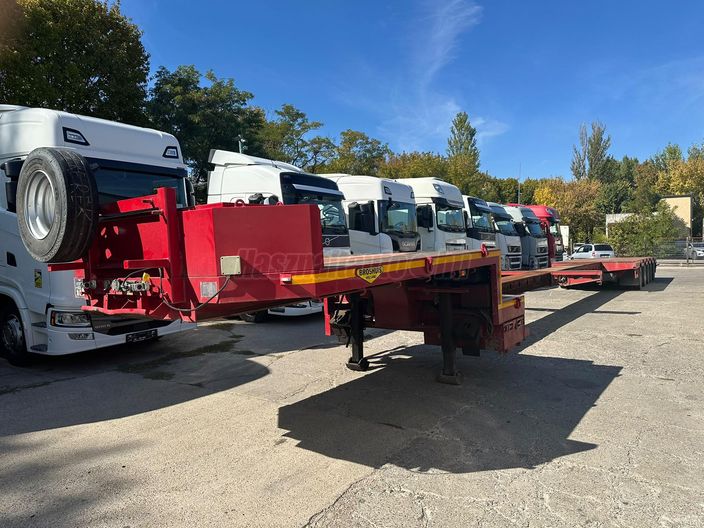 BROSHUIS 5 ABS D-68 Extendable Flatbed/Platform Semi-Trailer. 5-Axle. Convoi Exceptionnel