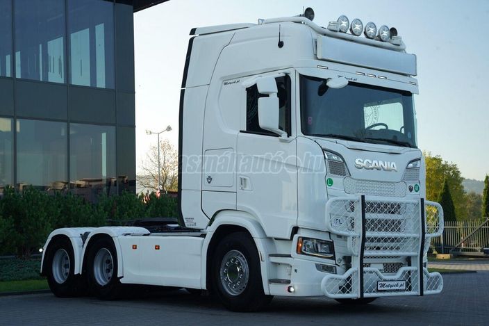 SCANIA S 580 / V8 / 6x4 / RETARDER / REGULOWANE SIODŁO / CAŁA NA PODUSZ