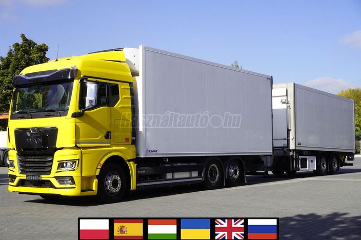 MAN TGX 26.510 6×2-4 / Krone 18 EPAL refrigerator / Thermoking T1000