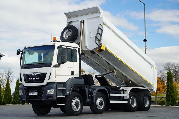 MAN TGS 41.460 / 8x6 / WYWROTKA TYLNOZSYPOWA - 5.9 M / MANUAL / NAVI