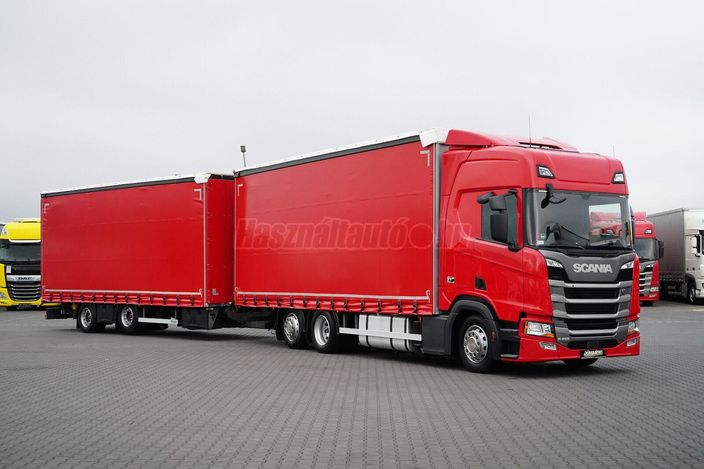 SCANIA R 450 / ACC / EURO 6 / ZESTAW PRZEJAZDOWY 120 M3 / RETARDER