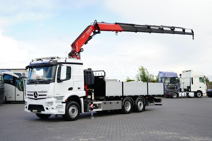 MERCEDES-BENZ ACTROS / 2543 / 6 X 2 / SKRZYNIOWY + HDS / FASSI F 295 / WYS. 16