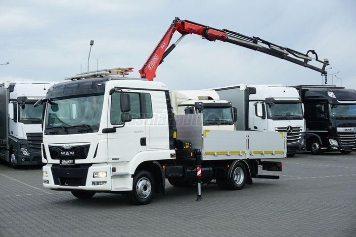 MAN TGL / 12.250 / SKRZYNIOWY + HDS / FASSI F 65 / PILOT