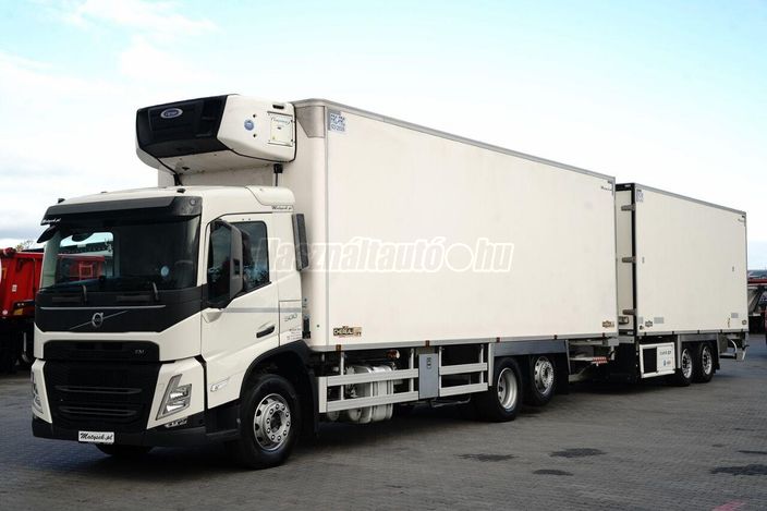 VOLVO FM 500 / 6x2 / ZESTAW CHŁODNIA PRZEJAZDOWA CHERAU / 8.5 M + 6.8
