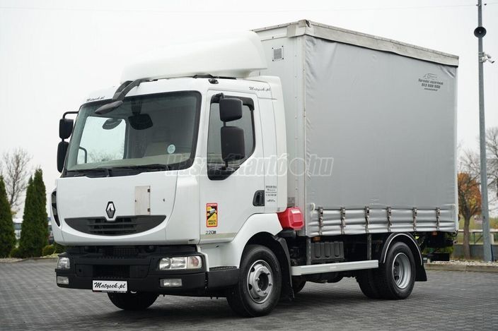 RENAULT MIDLUM 220 DXI / FIRANKA - 3.7 M / SOLÓWKA / WINDA MBB - 750 KG
