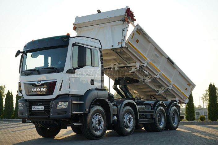 MAN TGS 35.420 / 8X4 / WYWROTKA 2 STR. / HYDROBURTA / BORDMATIC / AU