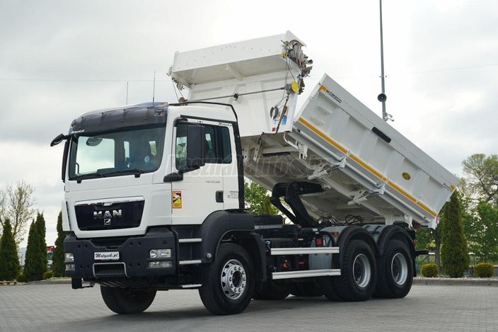 MAN TGS 33.360 / 6x4 / WYWROTKA / HYDROBURTA / MEILLER KIPPER / BORD