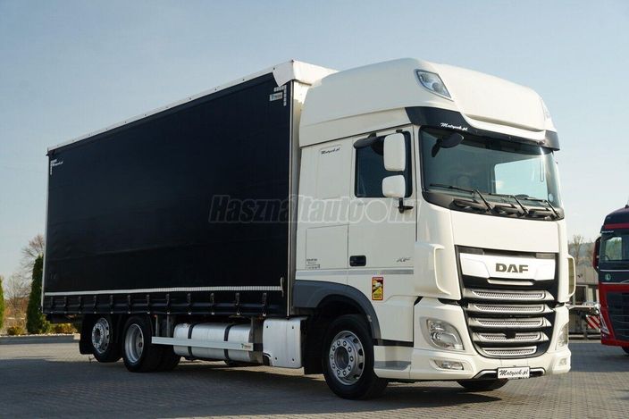 DAF XF 530 / 6X2 / SOLÓWKA / FIRANKA - 7.75 M / DACH PODNOSZONY / OŚ