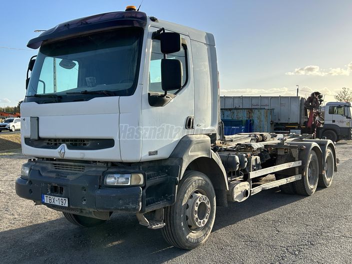 RENAULT KERAX 420.34 6x4 multiliftes duplahúzós