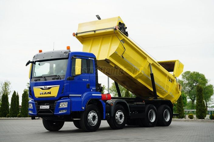 MAN TGS 35.460 / 8x4 / WYWROTKA 5.8 M / HYDROKLAPA / NAVI / 2018 ROK