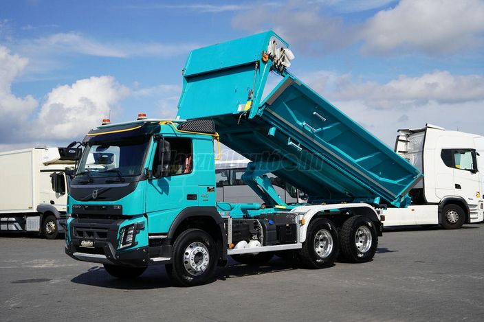VOLVO FMX / 410 / E 6 / WYWROTKA / 6 X 4 / HYDROBURTA / OŚ PODNOSZONA
