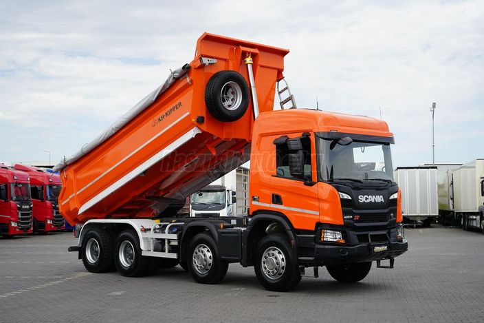 SCANIA P 420 / XT / EURO 6 / WYWROTKA / 8 X 4 / ŁAD. 18 500 KG