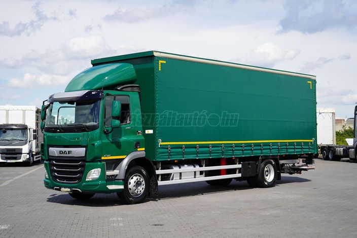 DAF CF / 290 / ACC / E 6 / FIRANKA + WINDA / 21 PALET / DŁ. 8.7 M /