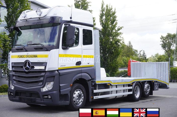 MERCEDES-BENZ Actros 2540 6×2 / 80 tho km! / NEW 7.8 m tow truck GALVANIZED /