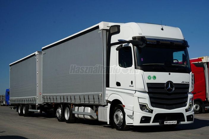 MERCEDES-BENZ ACTROS 2545 / ZESTAW TANDEM 120 M3 / PRZEJAZDOWY / GIGA SPACE /