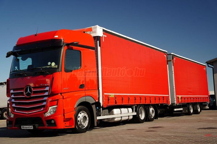MERCEDES-BENZ ACTROS 2545 / ZESTAW TANDEM 120 M3 / PRZEJAZDOWY / BIG SPACE /