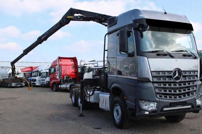 MERCEDES-BENZ Arocs 2858 / PALFINGER S260Z96 crane / 6X4