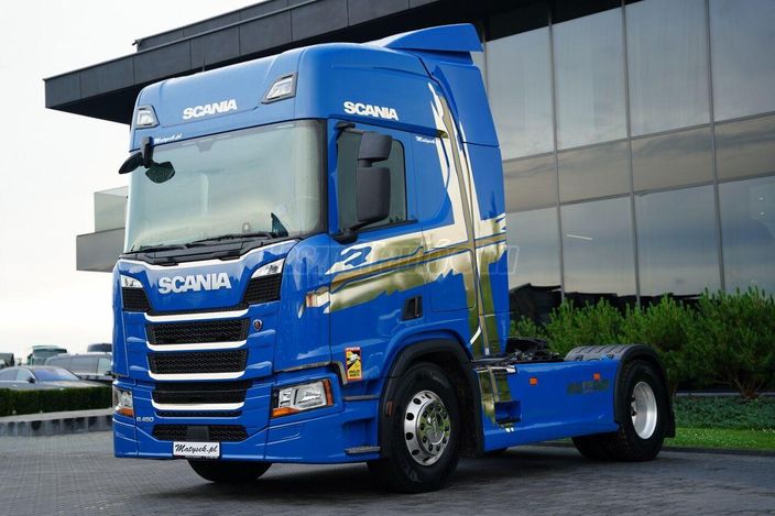 SCANIA R 450 / HYDRAULIKA / RETARDER / I-PARK COOL / ALUFELGI / EURO 6