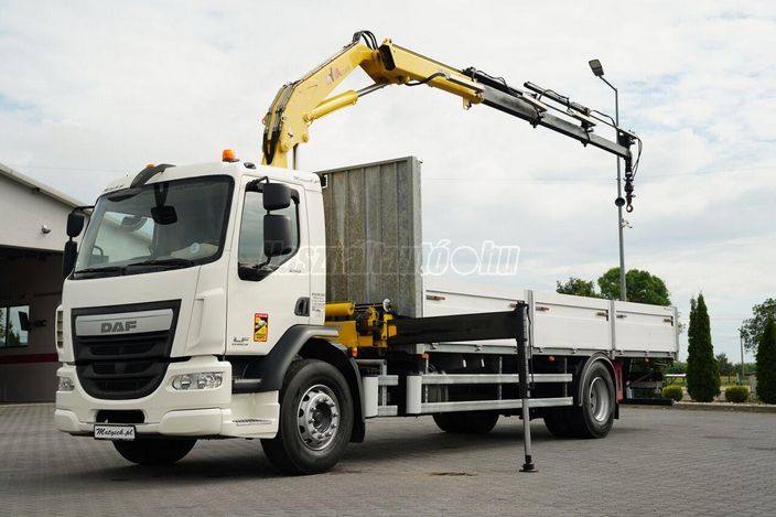 DAF LF 250 / 4X2 / SKRZYNIOWY - 7.3 + HDS HYVA HB 150X -E3 / STEROWA