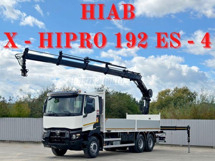 RENAULT C 430 *HIAB X - HIPRO 192 ES -4 + FUNK* 6x4