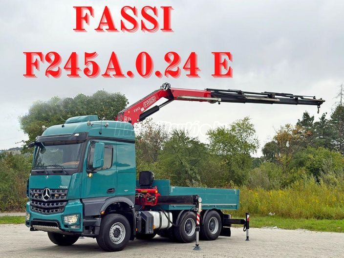 MERCEDES-BENZ AROCS 2548* FASSI F245A.0.24 E + FUNK / 6x4 *TOP