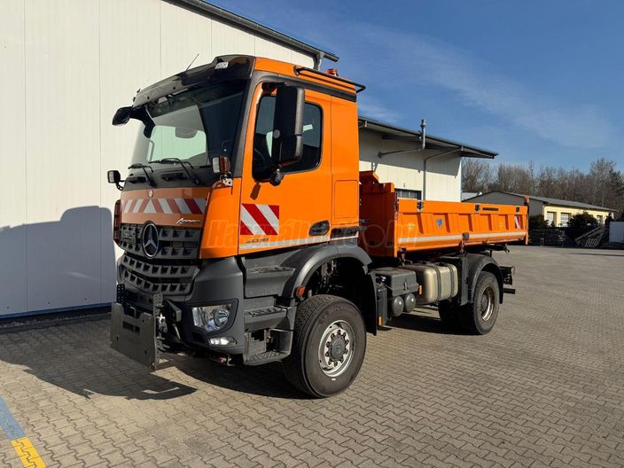 MERCEDES-BENZ 2036 AK 4x4 3-Way Meiller Tipper Crane HIAB XS088BS-2HiDuo