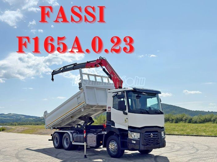 RENAULT C 430 * FASSI F165A.0.23 + FUNK * 6x4