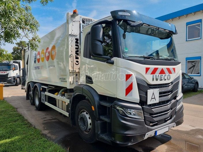 IVECO AD280X36Y 6x2 Garbage truck FAUN Variopress 524